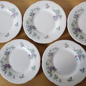 Pfaltzgraff Grapevine Salad Plates 8-Inch - Set of 5